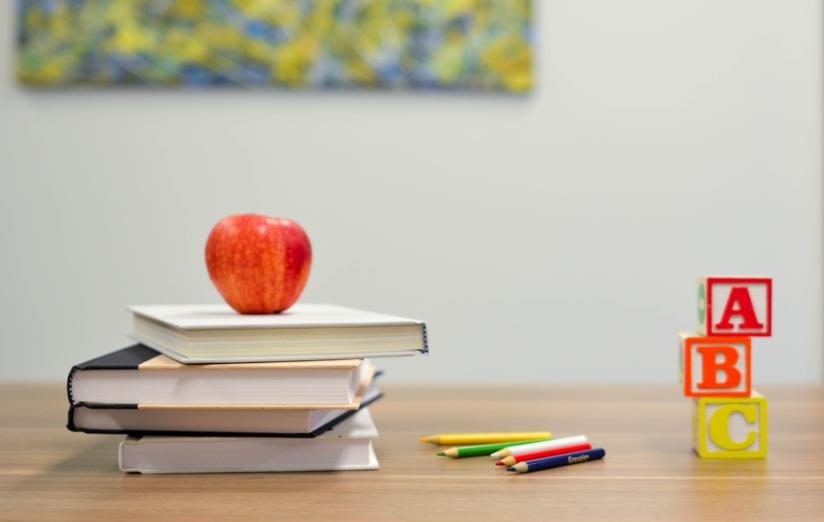 Apple on Book