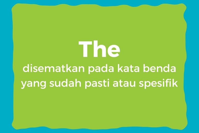Penggunaan the